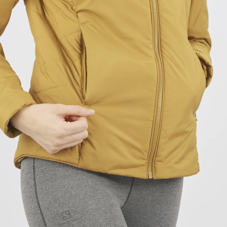 Yellow Salomon Outrack Women's Insulated Jackets | IE EA0425